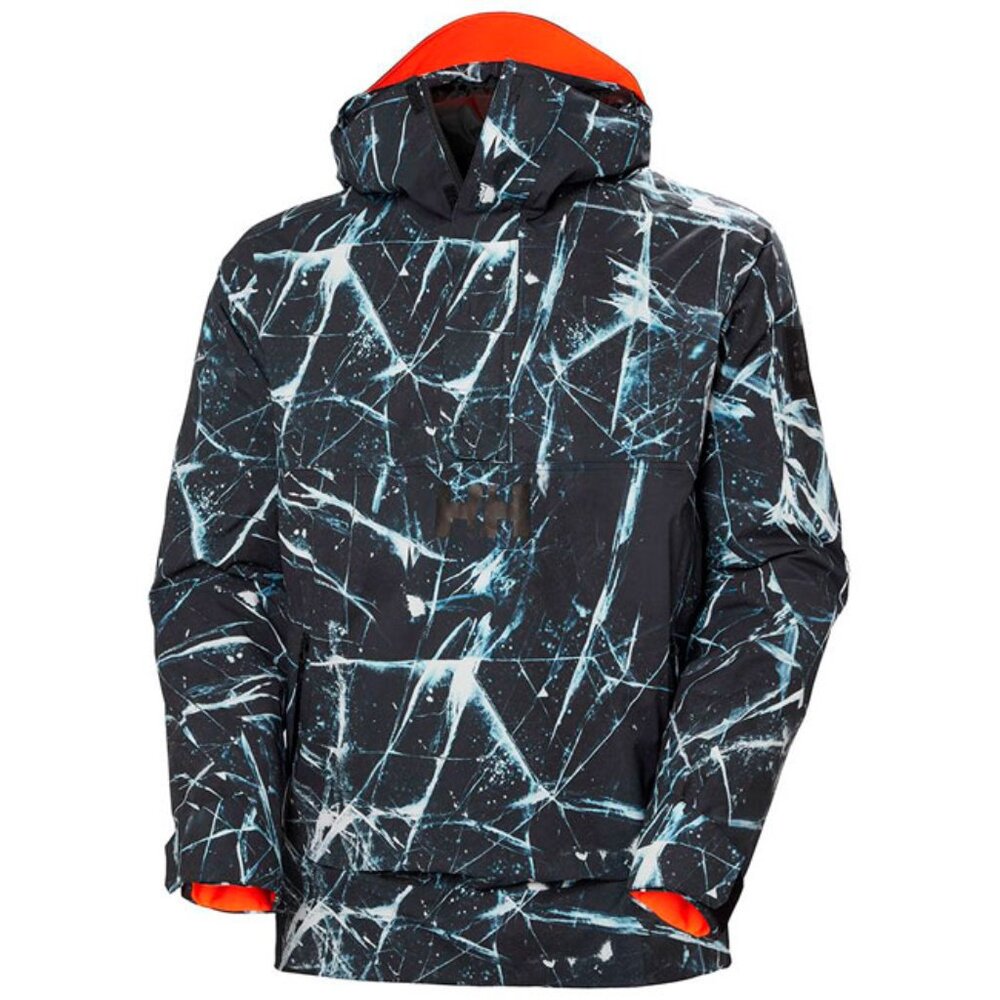 Helly Hansen ULLR Insulated Ski Anorak Jacket - Men’s Size XS - Black Ice